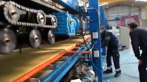 Линия для производства сэндвич панелей с наполнителем из минваты
