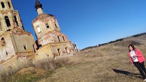 07.04.23. Село ШУРАН с недоступной лестницей и заброшенным Храмом. Татарстан. У реки Кама