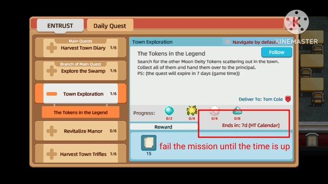 Harvest Town Exploration, Legend Of The Full Moon, 3.Moon Deity's Curse