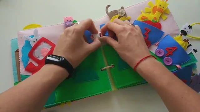 Quite book felt развивающая книжка на заказ