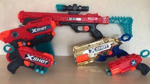Xshot zuru пистолеты nerf нерф