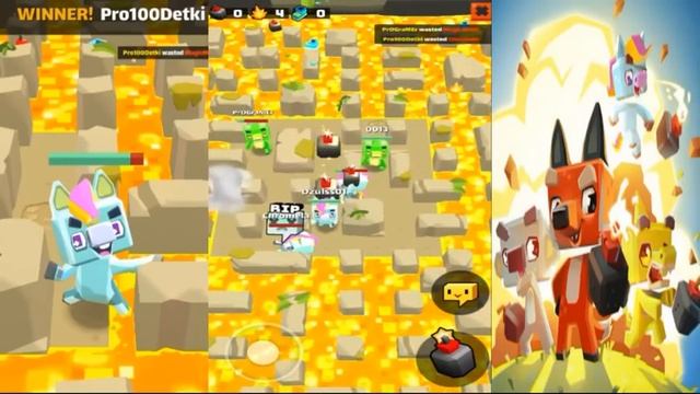 Battle Bombers Arena Взорви других и Выживи САМ Обзор игры Детское видео как мультик Let's Play смотреть онлайн