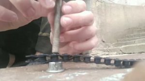 Как укоротить/рассклепать цепь в домашних условиях,без выжимки||How to