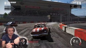 ОНЛАЙН МЯСО Next Car Game Wreckfest На Руле Logitech G27 ручник Feel Custom