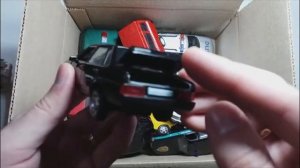 Открываю большую коробку с модельками 1/43. Распаковка и обзор машинок. ENG ESP SUB