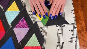 РОМБЫ ВИТРАЖИ И НЕОБЫЧНАЯ СТЁЖКА ЛОСКУТНОГО ОДЕЯЛА