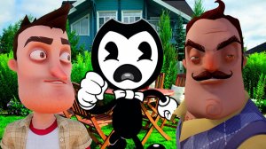 СЕКРЕТНАЯ ДАЧА ПРИВЕТ СОСЕДА И БЕНДИ!HELLO NEIGHBOR GARRY'S MOD!БЕНДИ В ГАРРИС МОДЕ!ШОУ ХРИПЛЫХ!FUN