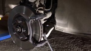 Замена передних колодок на Ниссан Мурано Z51  Nissan Murano