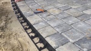 Чем заменить бордюр для тротуарной плитки? Геоборд - отличное решение вашей проблемы!