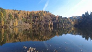 Парк, Олень-гора и озеро,  п.Подгорный Красноярского края.