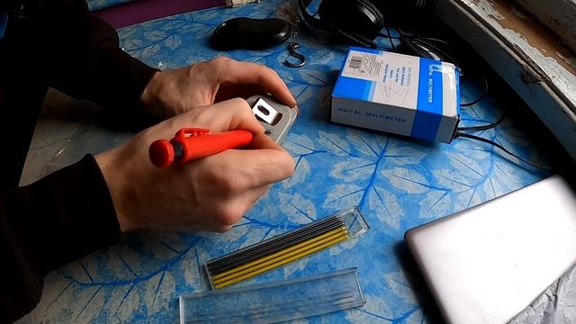 Строительный карандаш со сменными стержнями с Алиэкспресс. Аналог Pica Dry смотреть онлайн