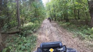 Непотопляемый Yamaha Grizzly и кроссовый мотоцикл | Покатушки на квадроциклах