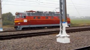 Электровоз ЧС4-226 (ТЧЭ-3) на I\/ Международном ж/д салоне "ЭКСПО 1520" в Щербинке.