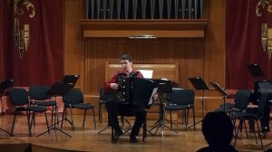 Алексей Липовый - баян. Франк Анжелис - Концертный этюд на тему А. Пьяццоллы.