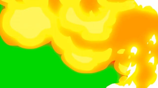 Огонь №51 Эффект Пламя Футажа Зеленый Фон смотреть онлайн