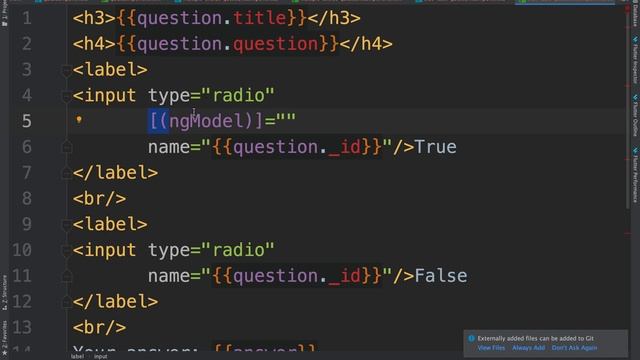 Binding radio buttons to variables in Angular cs4550 sp20 12115 смотреть онлайн