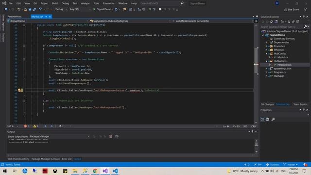 SignalR, ASP.NET Core, and Angular Part 4 - Logout and viewing other users getting off/on смотреть онлайн