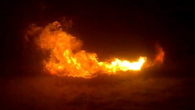 Как горит ракетное топливо "град" смотреть онлайн