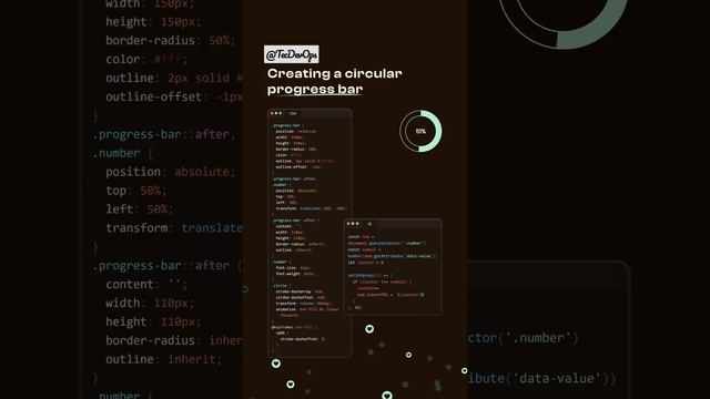 Creating a circular progress bar with HTML #bar #html5 #css3 #programming #htmldeveloper #python