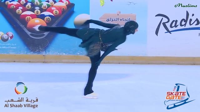 Фигуристка из Арабских Эмиратов смотреть онлайн