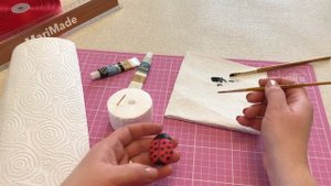Божьи Коровки??Своими Руками Резиночки МК Ladybird Ladybug Hair Bows