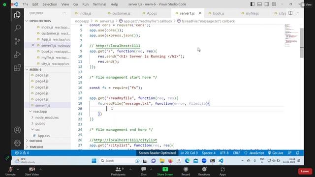 Node js -6 (24/06/2023)