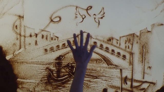 песочное шоу на свадьбу - художник Елена Кадырова смотреть онлайн