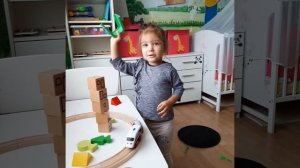 Играем и учим цвета ?/ Деревянная дорога Икеа 09.07.20