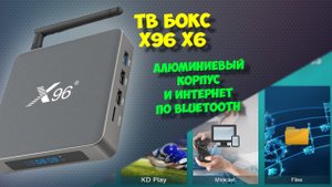 НОВИНКА ТВ БОКС X96 X6. ОБЗОР АНДРОИД ПРИСТАВКИ