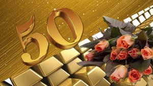 ФУТАЖ "С ДНЕМ РОЖДЕНИЯ . ЮБИЛЕЙ - 50"