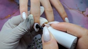 Текстуры жемчужным гель лаком