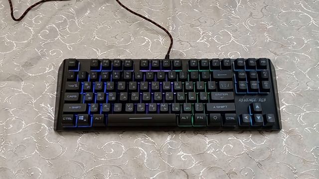 Изменение режимов подсветки DEXP Revenge RGB смотреть онлайн