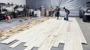 Pine Floor DIY Cheap Rustic Floor Idea HOW TO