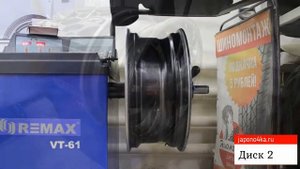 Проверка на балансировочном станке дисков TMW