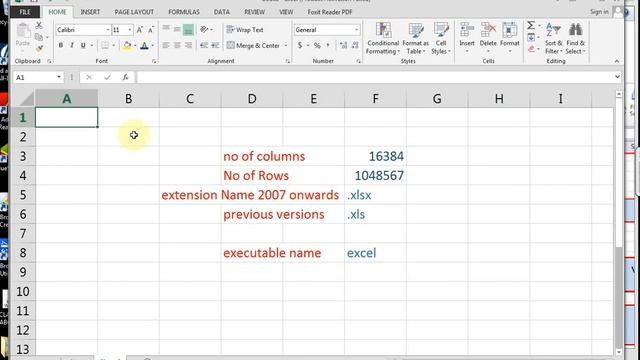 MS Excel L1 Basics of MS Excel 2007 2010 2016 latest version