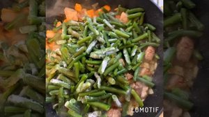 Жаркое с картофелем и стручковой фасолью!