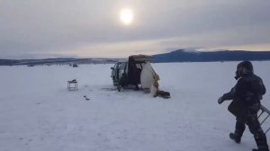 Рыбалка в Де-Кастри.Первый опыт на корюшку.