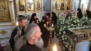 Великая Суббота. Встреча Благодатного огня. Елеонский женский монастырь. Апрель 2020.