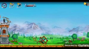 я прохожу 40 босса в игре катапульты 2