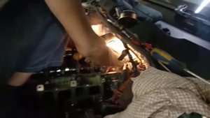 Тигр поменял свечи, теперь ищет компрессию. Touareg 3.6