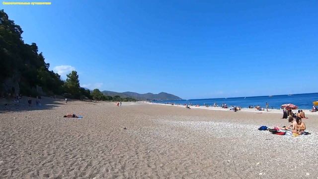 Пляж древнего города Олимпос-один из чистых и классных пляжей Турции(вместе с Чиралами)