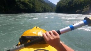 Абхазия/Сплав по реке Бзыбь от КПП до Черного моря на пакрафтах