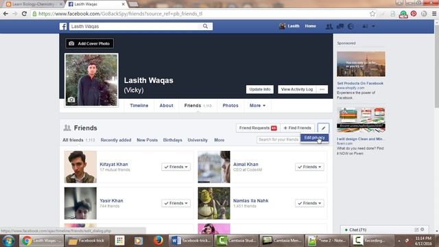 How To Hide Facebook Friends List 2016 смотреть онлайн