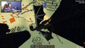 Pranking As The Enderdragon In Minecraft (Dragon With Weapons!)