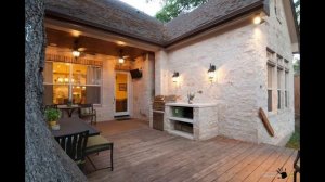 Современная зона барбекю / идеи красивого обустройства дома или дачи