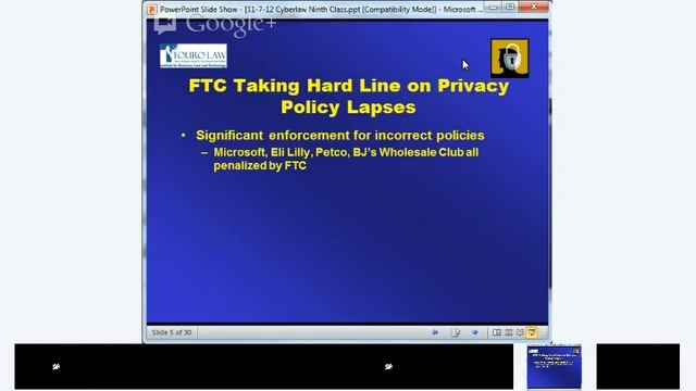 11-7-12 Cyberlaw Class смотреть онлайн