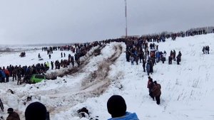 Автогонки в Лукоянове 23 февраля 2017 года