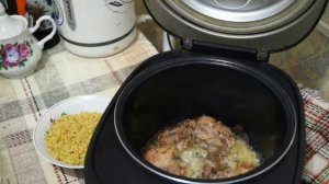 КУРИЦА С МАКАРОНАМИ В МУЛЬТИВАРКЕ