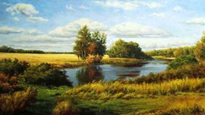 Пейзажи и животные художника Руслана Сабирова