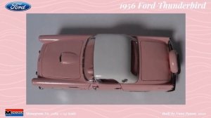 1956 Ford Thunderbird, Monogram No. 2289 1/24 Scale Model Kit Build